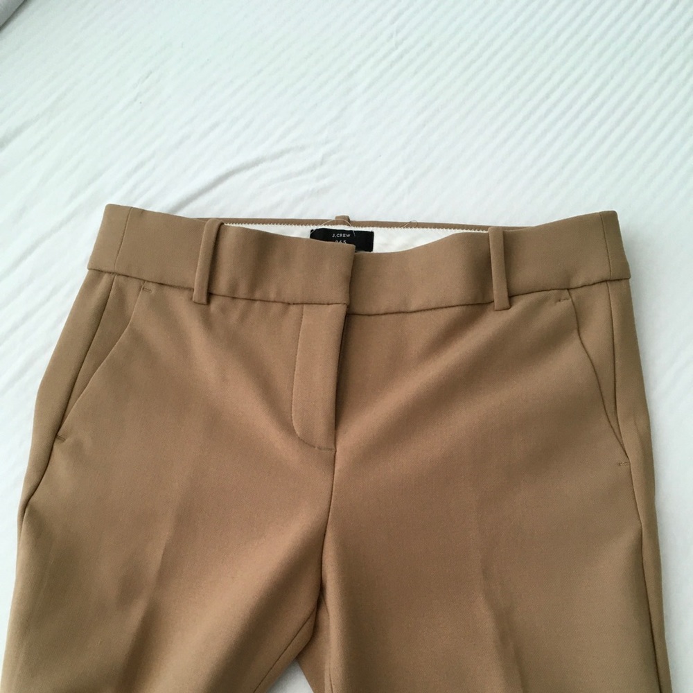 New J. Crew Cameron slim crop pants in size 6